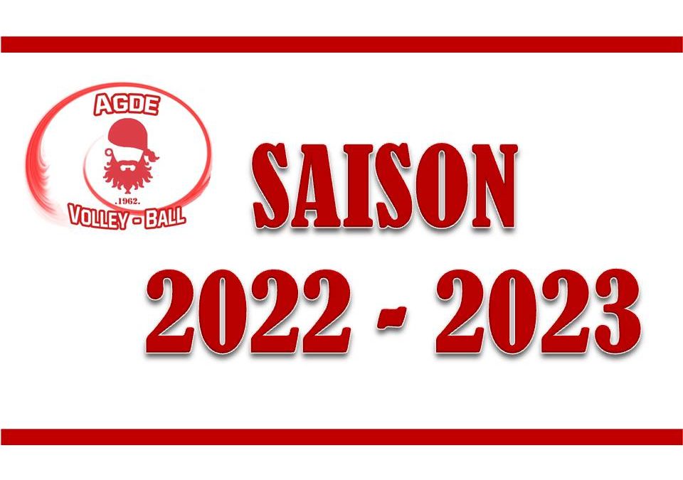Saison 2022/2023 : C’est la reprise !